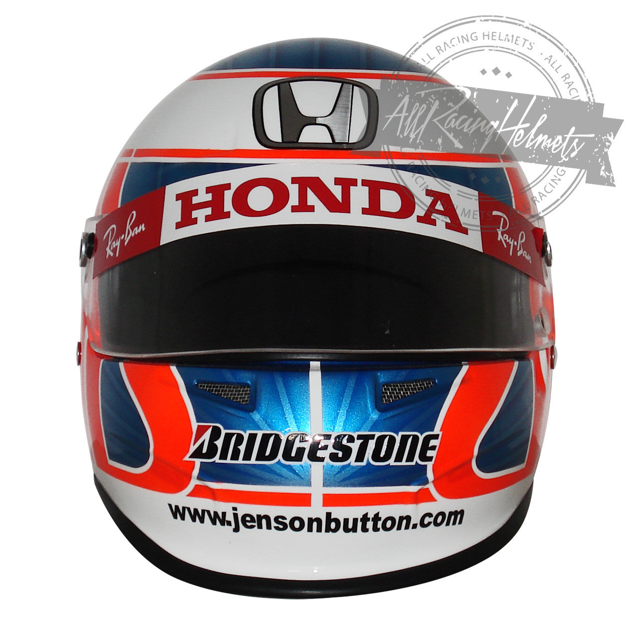 Casque réplique F1 Jenson Button 2008 échelle 1:1