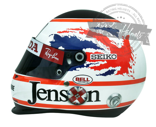 Jenson Button 2008 Silverstone GP F1 Replica Helmet 1:1 Scale