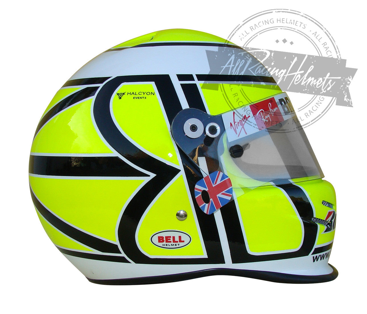 Jenson Button 2009 Monaco GP F1 Replica Helmet | Full Scale 1:1 | All Racing Helmets Jenson Button 2009 Monaco GP F1 Replica Helmet | Full Scale 1:1 | All Racing Helmets