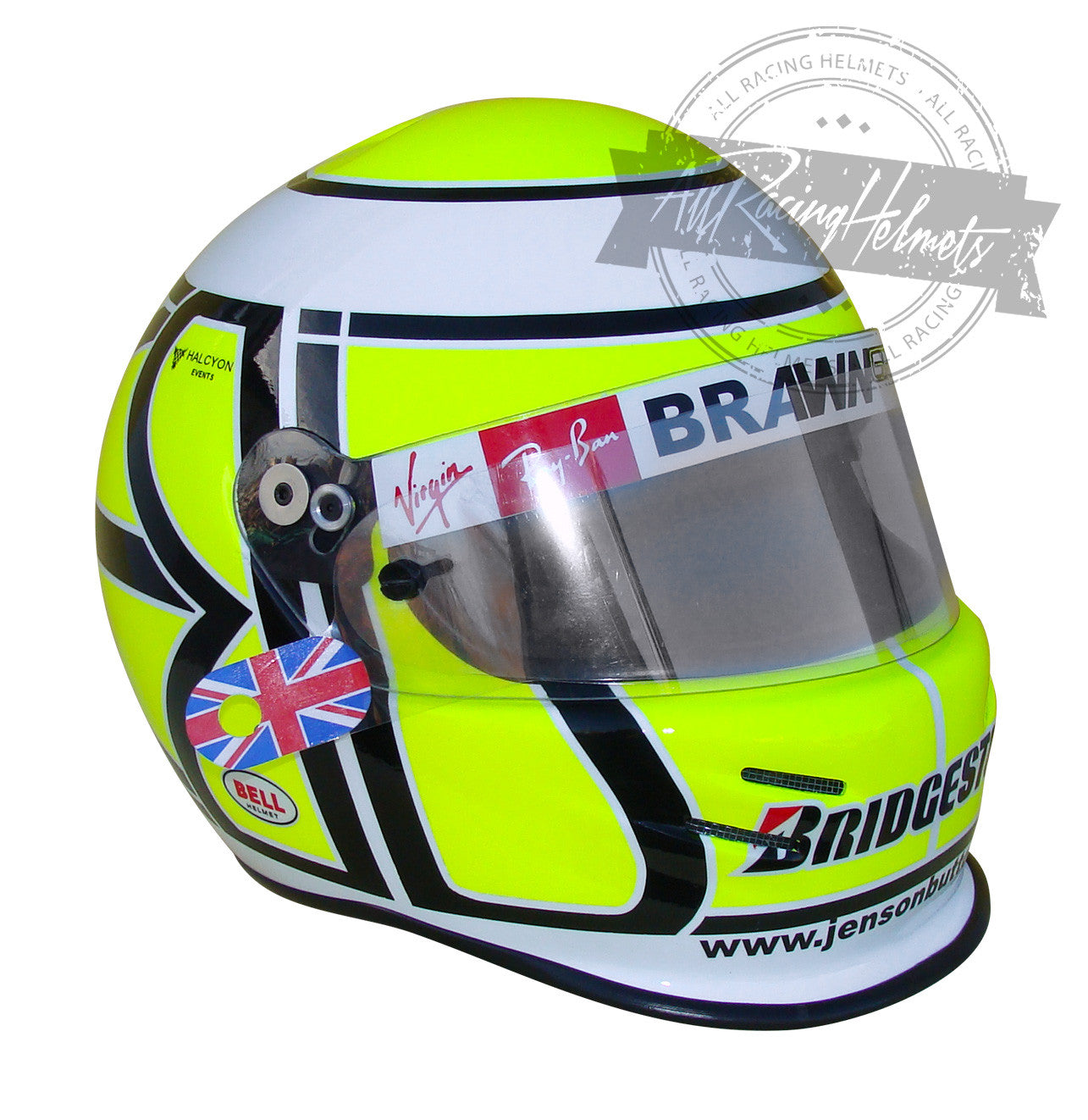Jenson Button 2009 Monaco GP F1 Replica Helmet | Full Scale 1:1