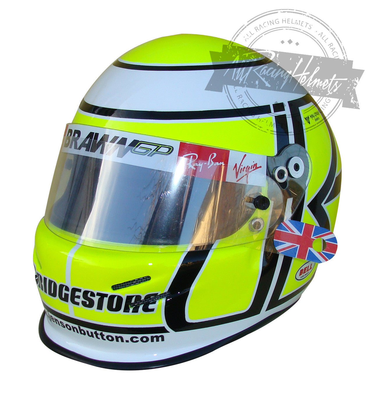 Jenson Button 2009 Monaco GP F1 Replica Helmet 1:1 Scale