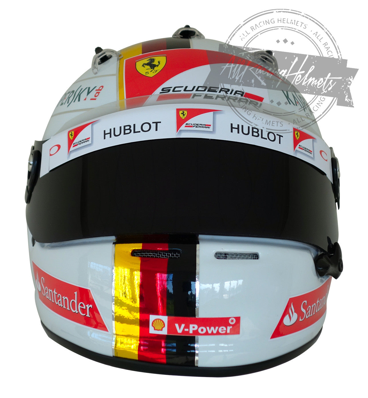 Sebastian Vettel 2015 New Chromed F1 Replica Helmet 1:1 Scale