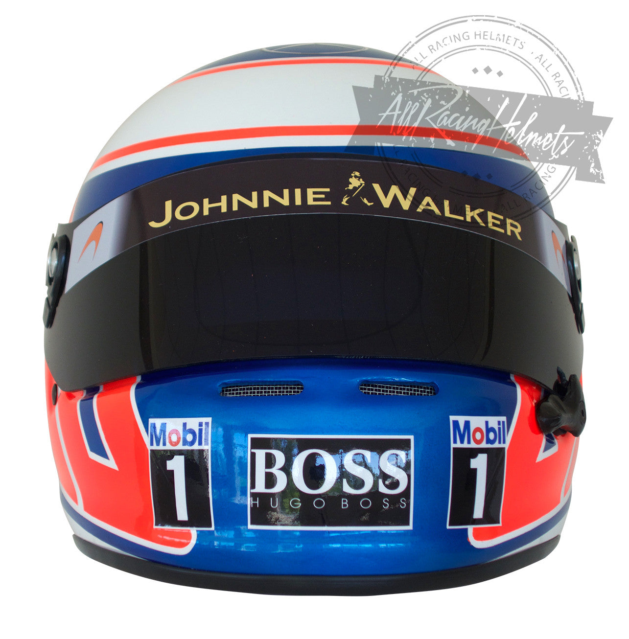 Casque réplique Jenson Button F1 2014 à l'échelle 1:1