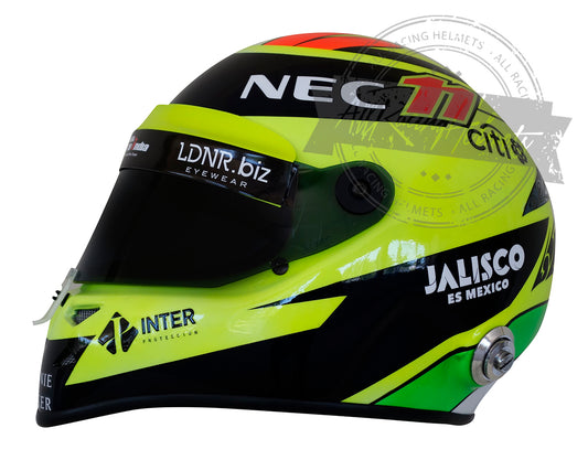 Casque réplique Sergio Perez F1 2017 Échelle 1:1