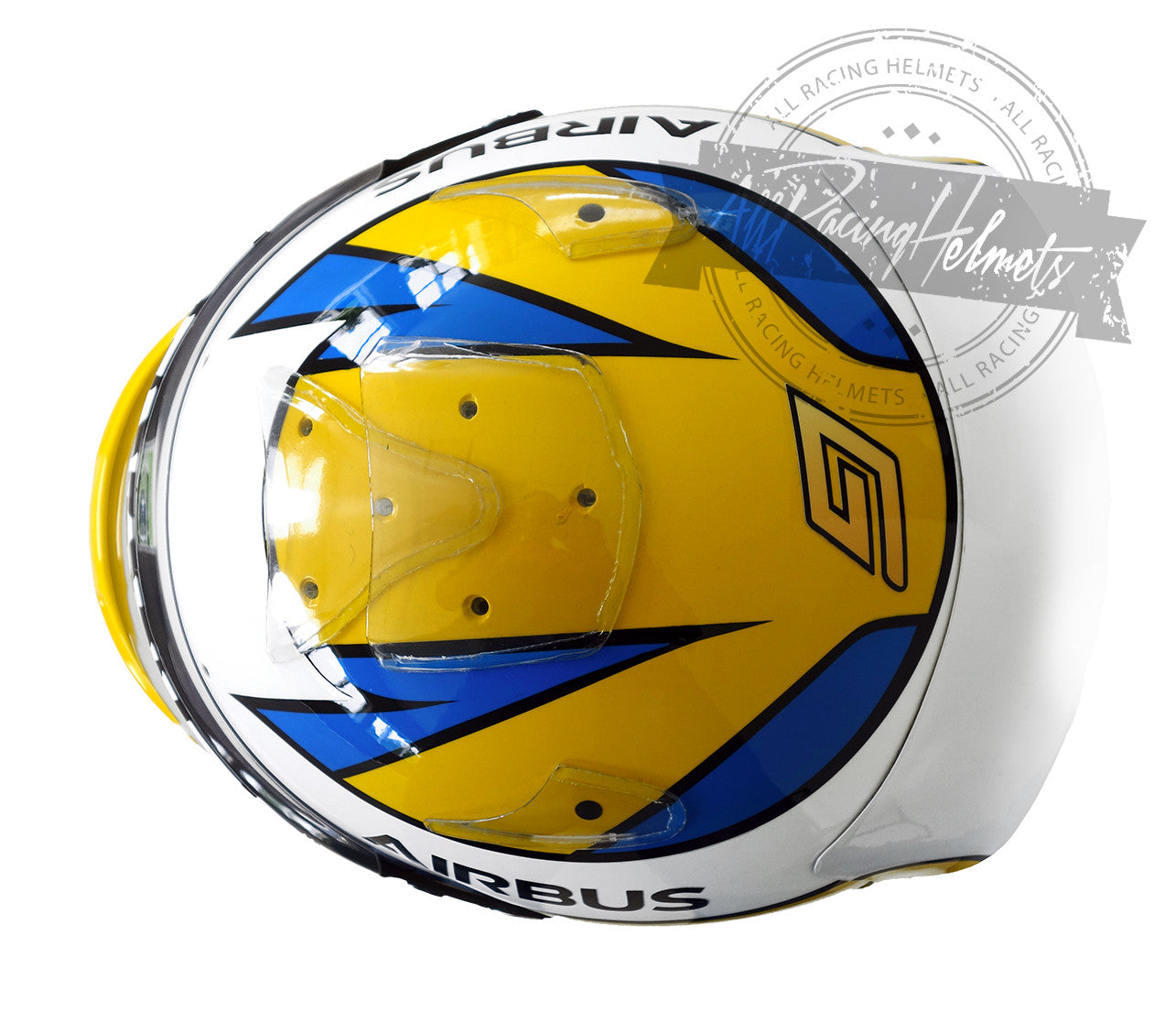Casco Réplica Marcus Ericsson 2014 F1 Escala 1:1