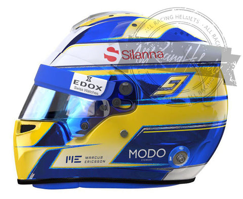 Marcus Ericsson 2017 F1 Replica Helmet Scale 1:1