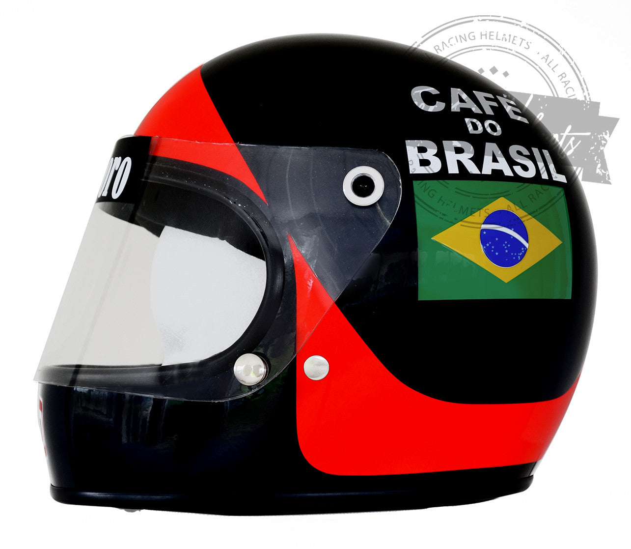 Casque réplique F1 Emerson Fittipaldi 1974 échelle 1:1