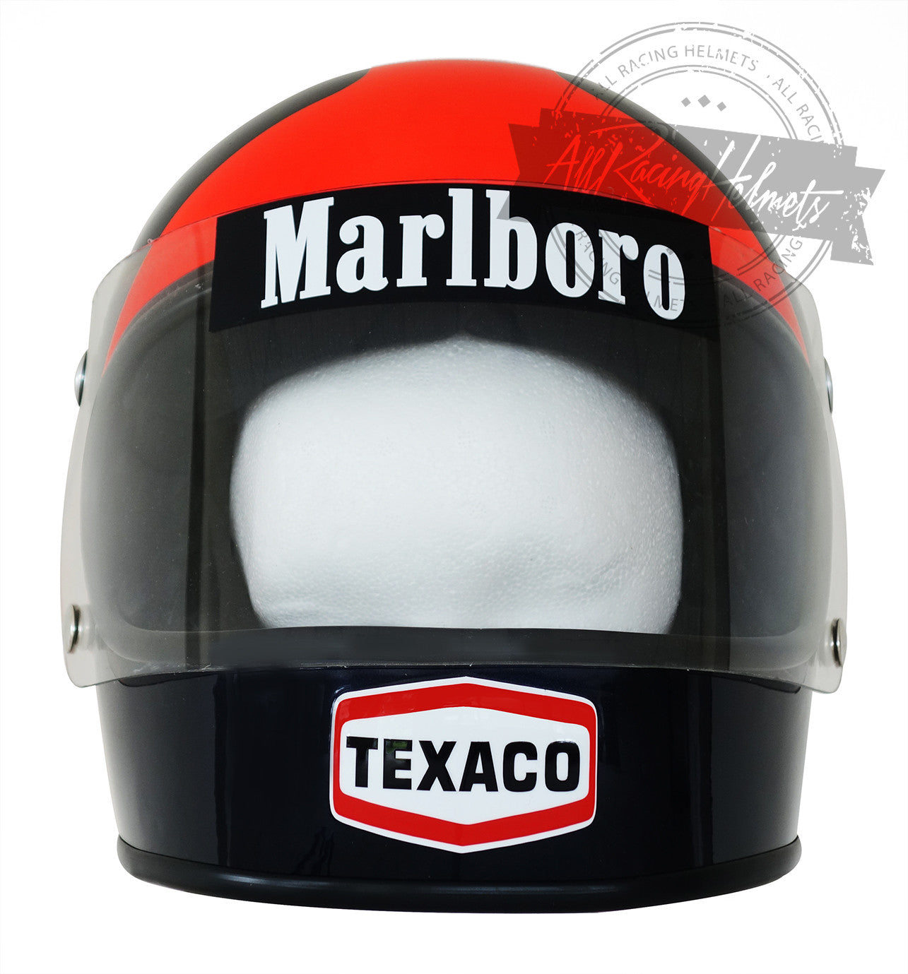 Casque réplique F1 Emerson Fittipaldi 1974 échelle 1:1