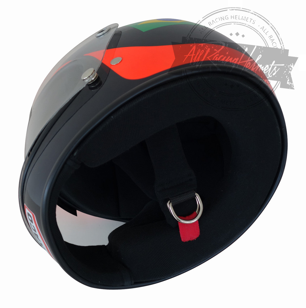 Casque réplique F1 Emerson Fittipaldi 1974 échelle 1:1