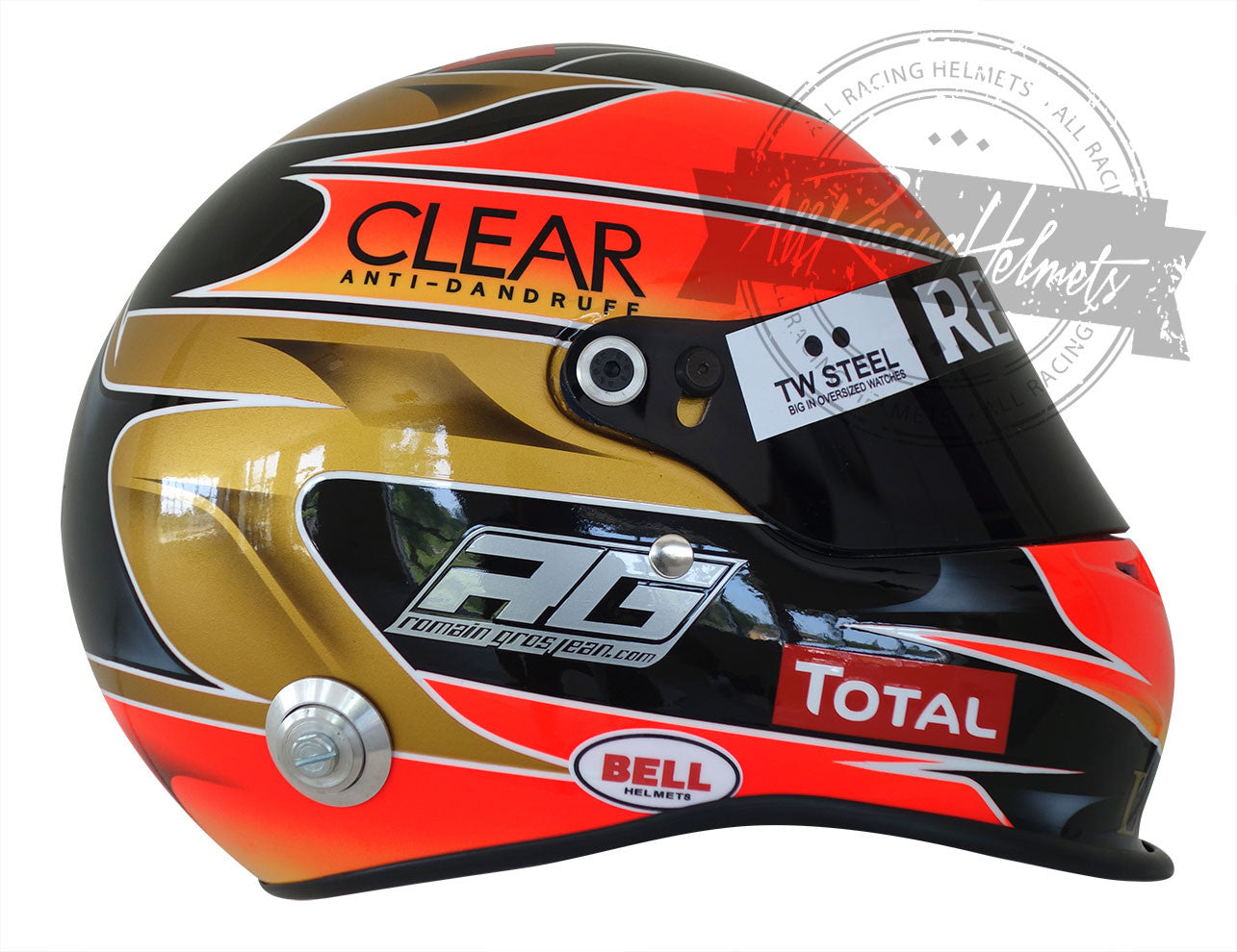 Romain Grosjean 2012 F1 Replica Helmet | Full Scale 1:1