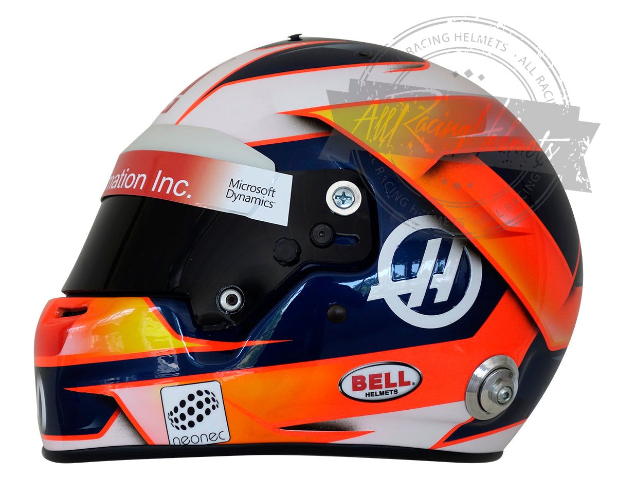 Casque F1 Romain Grosjean 2017 Réplique Échelle 1:1 – All Racing Helmets
