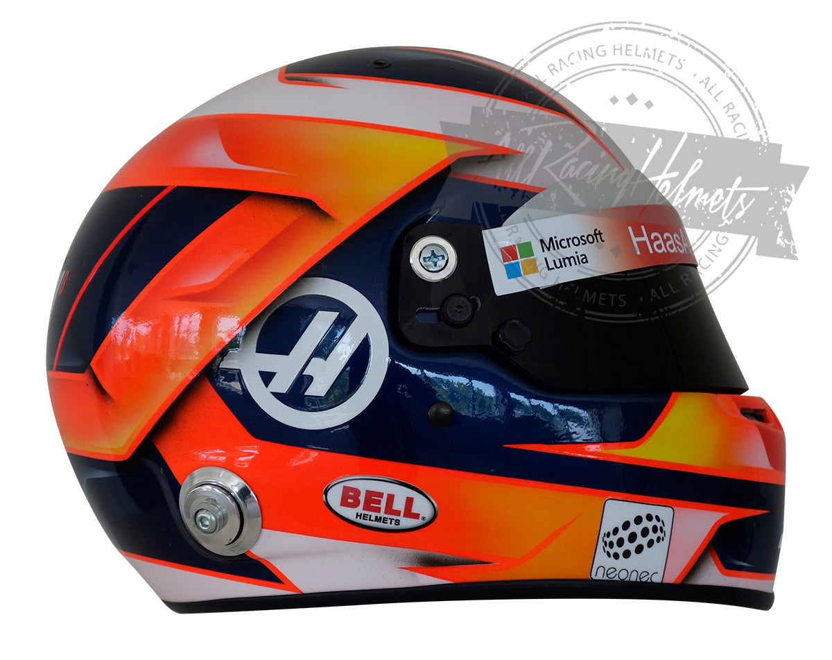 Romain Grosjean 2017 F1 Replica Helmet 1:1 Scale
