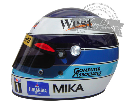 Casco Réplica F1 Mika Hakkinen 1998 Escala 1:1