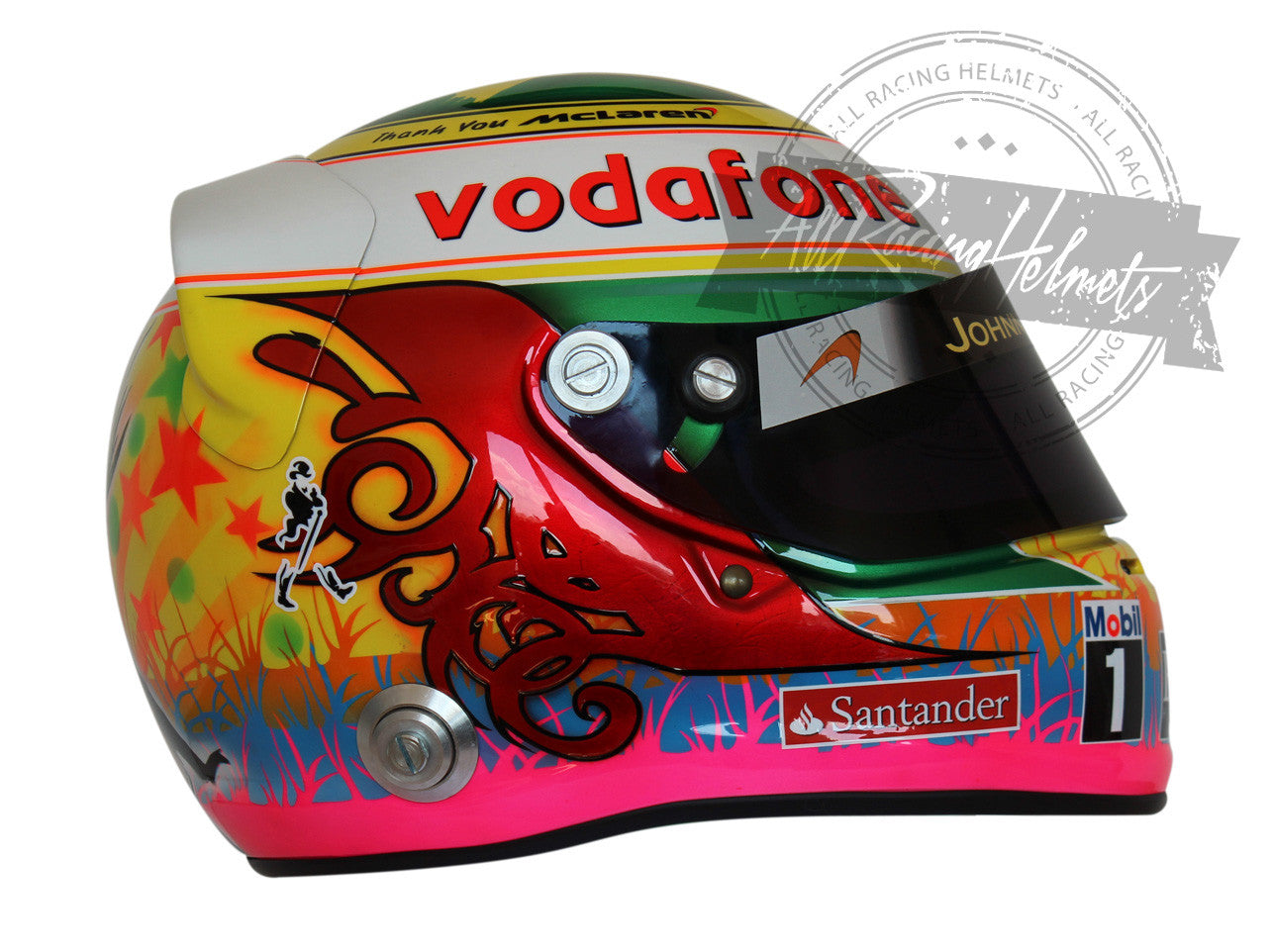 Lewis Hamilton 2012 Brazil GP F1 Replica Helmet 1:1 Scale