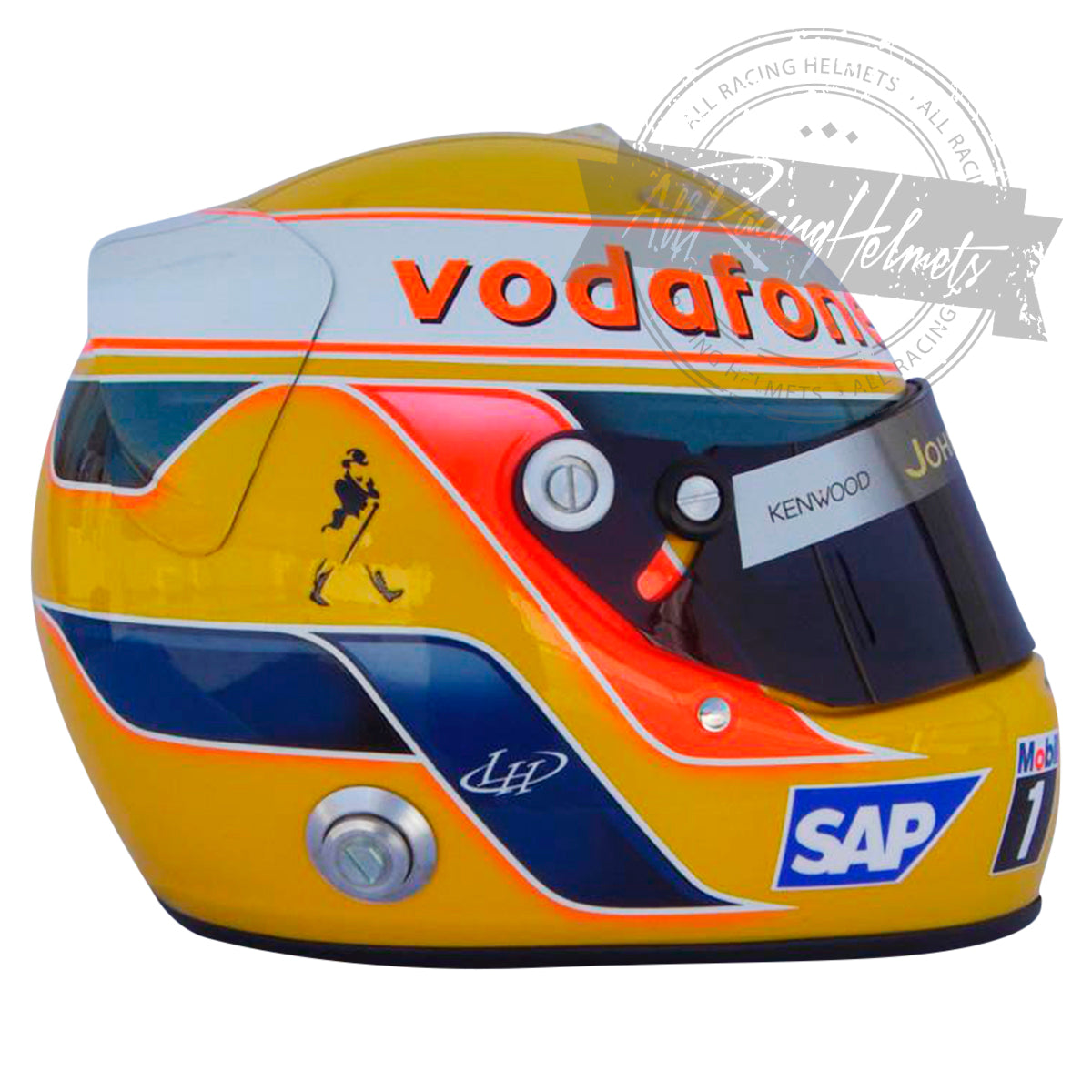 Lewis Hamilton 2008 F1 Replica Helmet 1:1 Scale