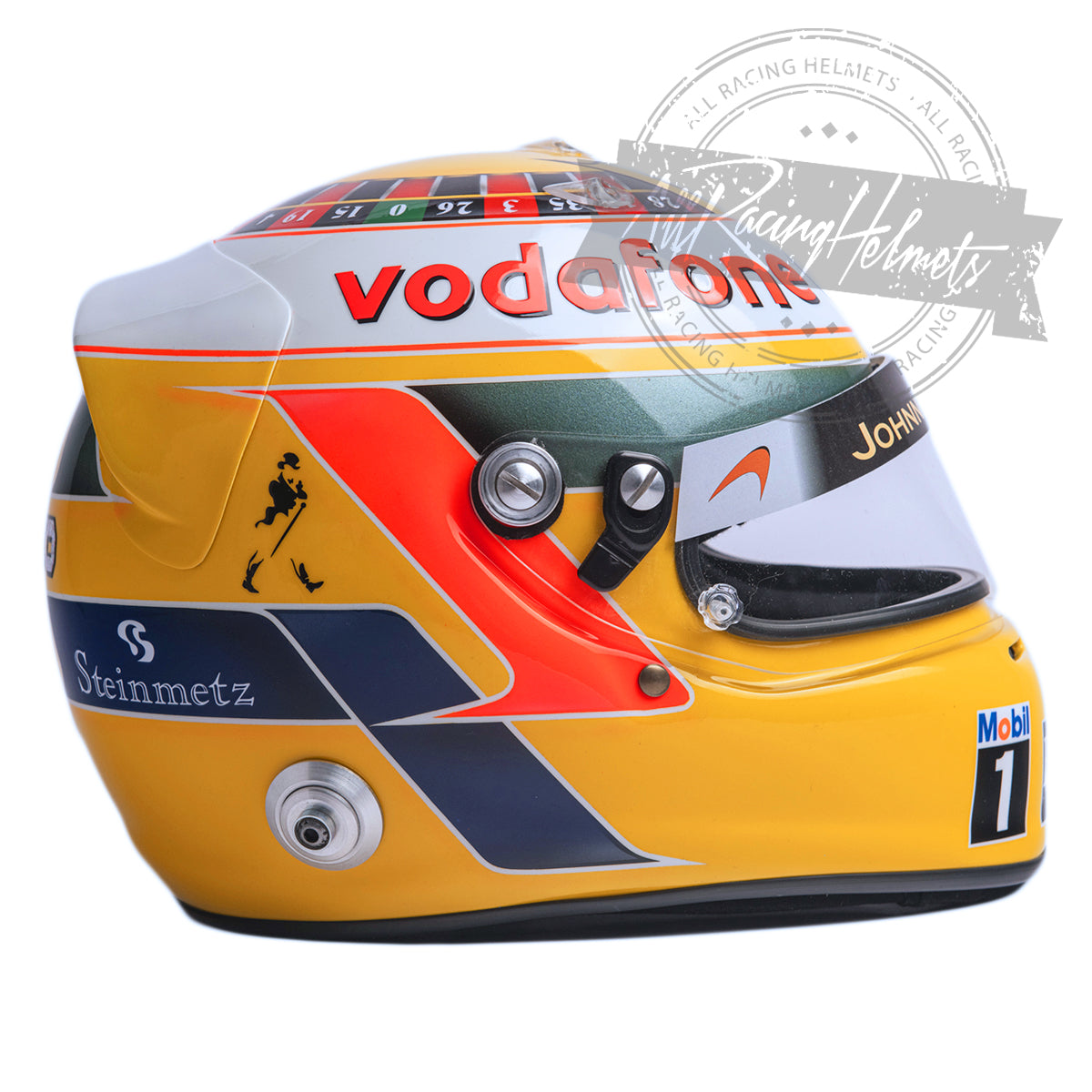 Lewis Hamilton 2010 Monaco GP F1 Replica Helmet 1:1 Scale