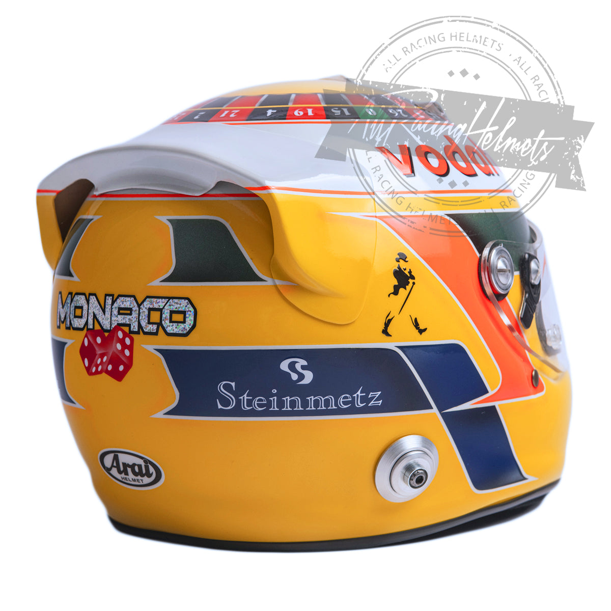 Lewis Hamilton 2010 Monaco GP F1 Replica Helmet 1:1 Scale
