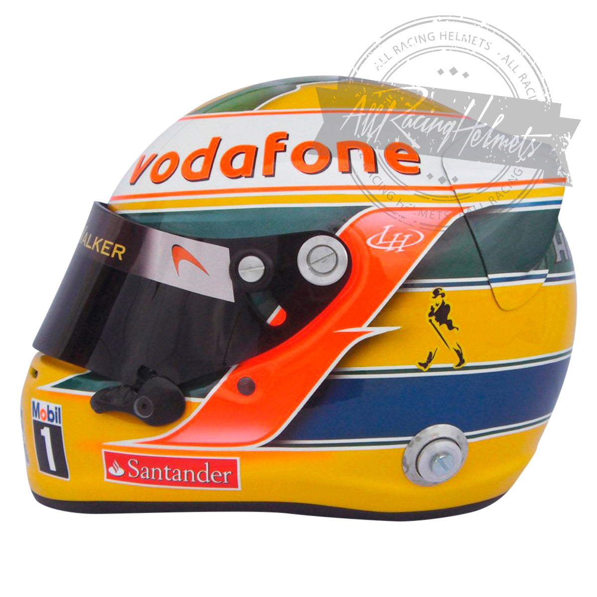 Lewis Hamilton 2011 Silverstone GP F1 Replica Helmet 1:1 Scale