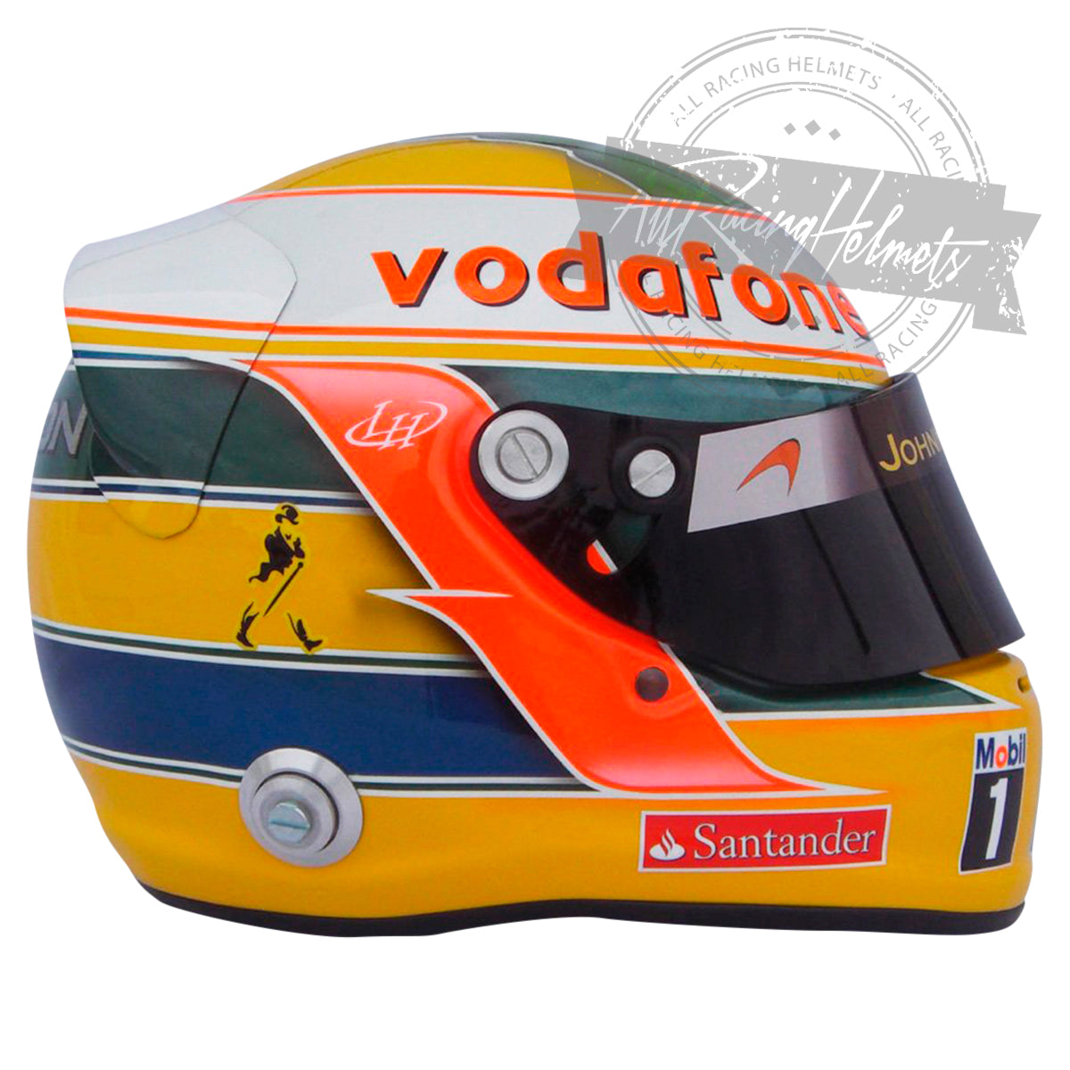 Lewis Hamilton 2011 Silverstone GP F1 Replica Helmet 1:1 Scale