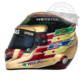 Lewis Hamilton F1 2017 Abu Dhabi GP "Gold" Replica Helmet Scale 1:1