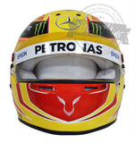 Lewis Hamilton F1 2017 "Yellow" Replica Helmet Scale 1:1