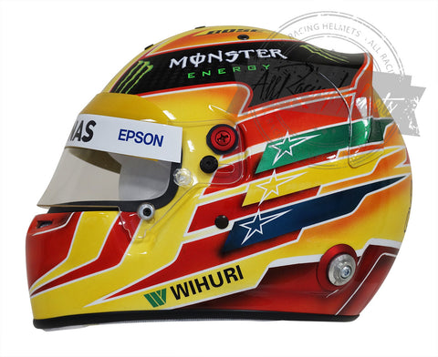 Lewis Hamilton F1 2017 "Yellow" Replica Helmet Scale 1:1
