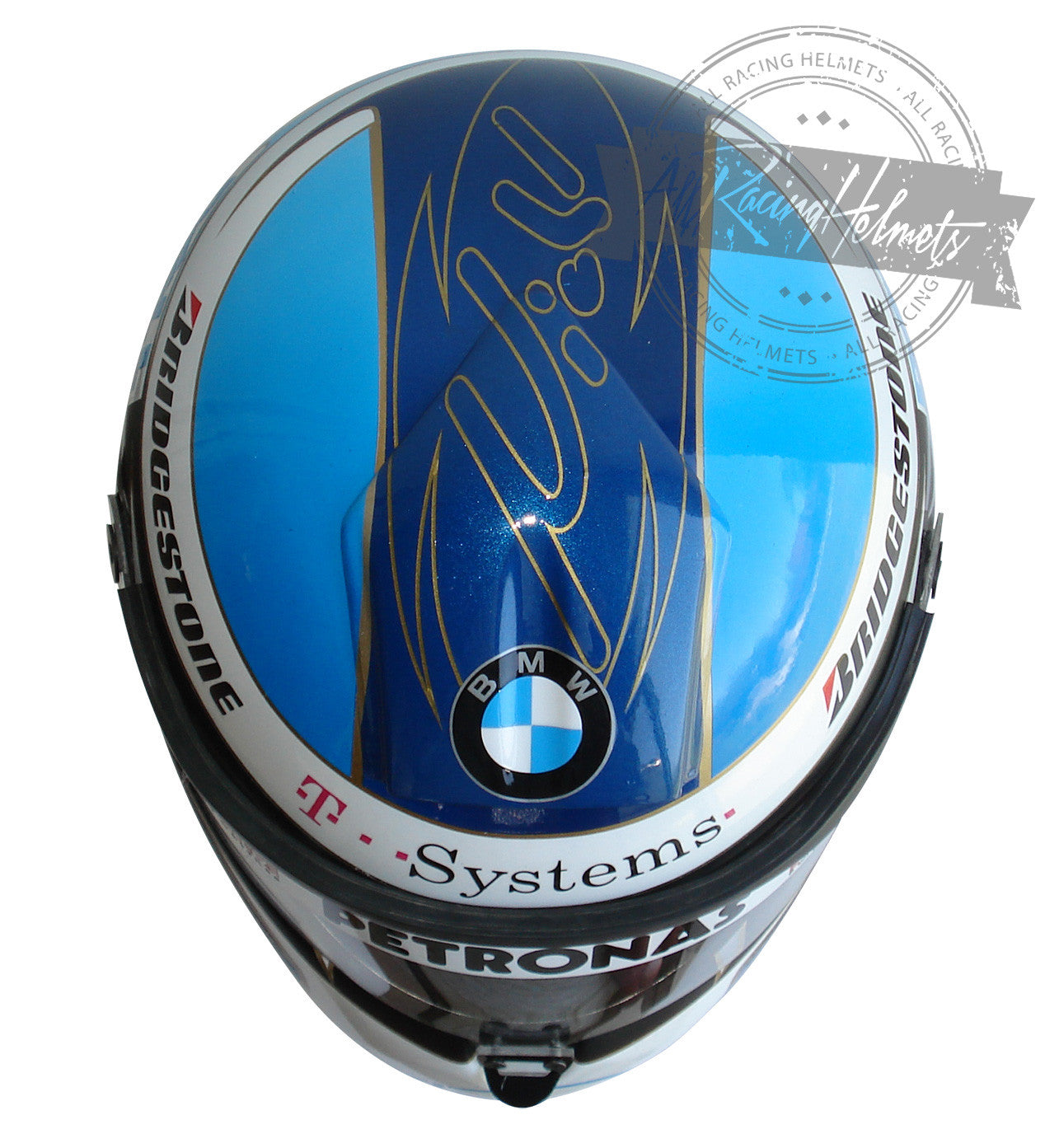 Nick Heidfeld 2008 F1 Replica Helmet | Full Scale 1:1 | All Racing