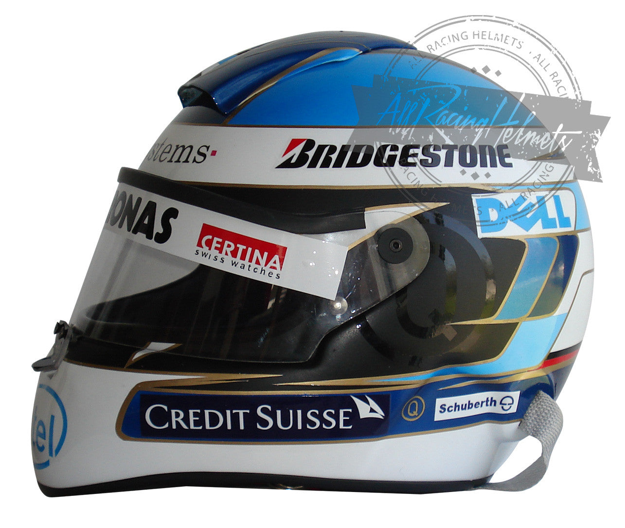 Nick Heidfeld 2008 F1 Replica Helmet Scale 1:1 – All Racing Helmets