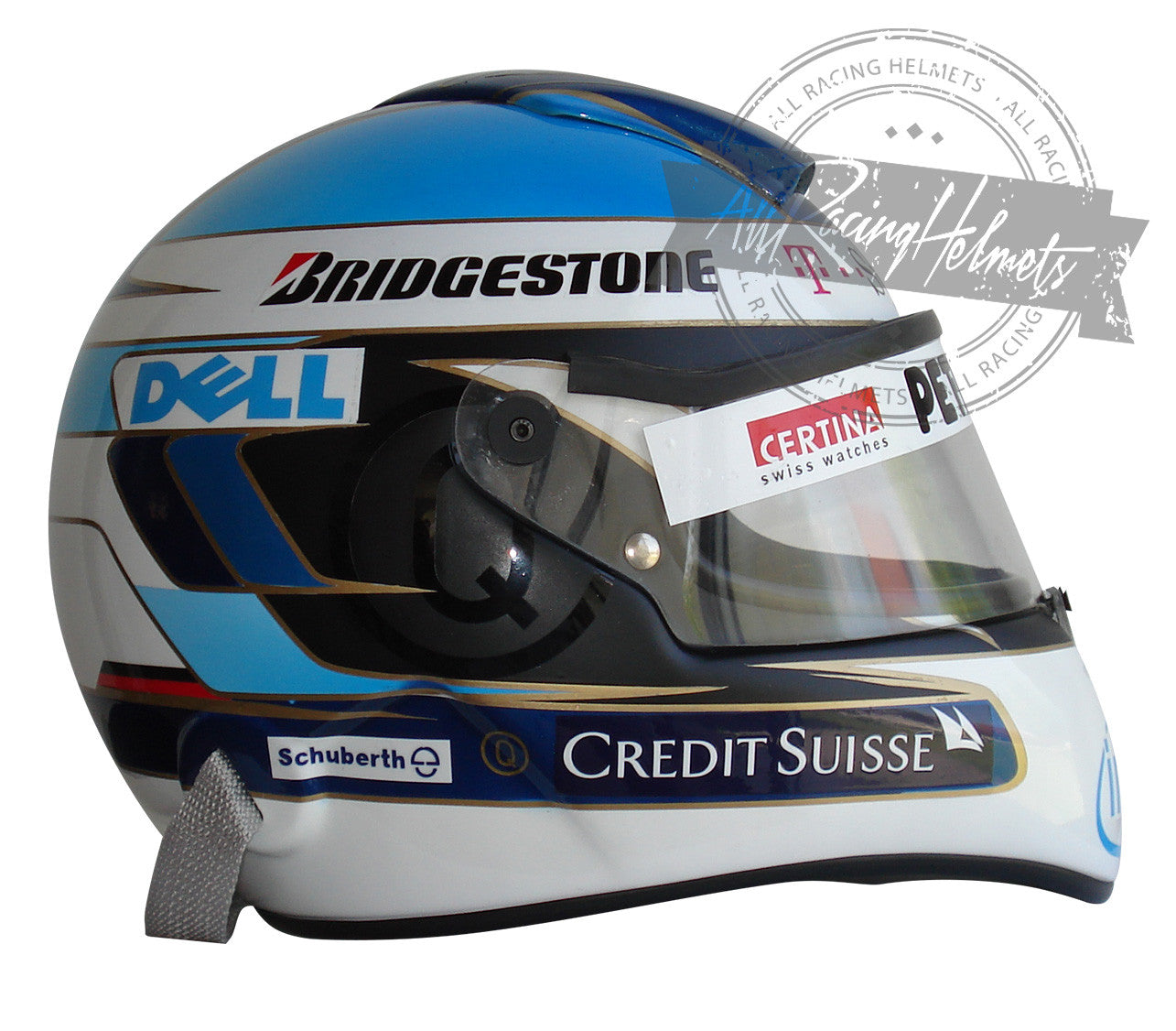 Nick Heidfeld 2008 F1 Replica Helmet 1:1 Scale