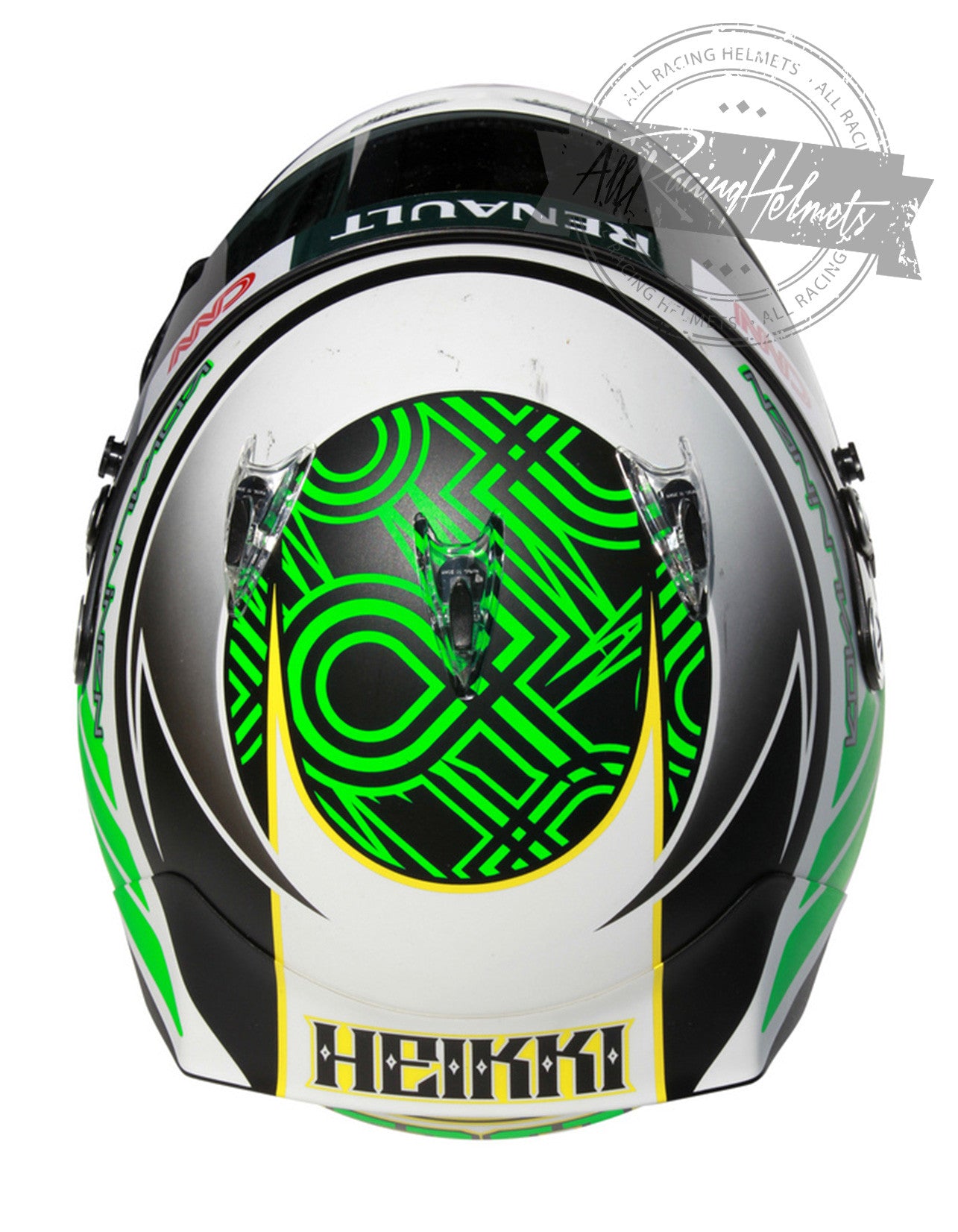 Casco réplica F1 Heikki Kovalainen 2012 a escala 1:1