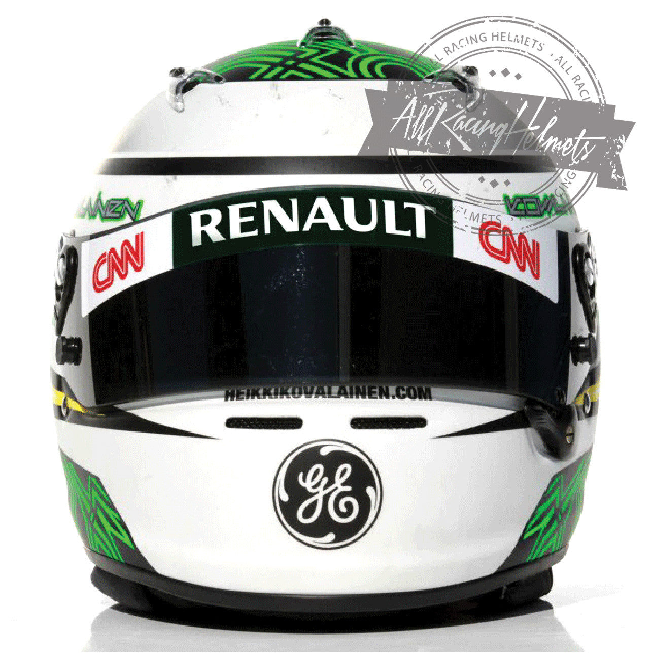 Casco réplica F1 Heikki Kovalainen 2012 a escala 1:1