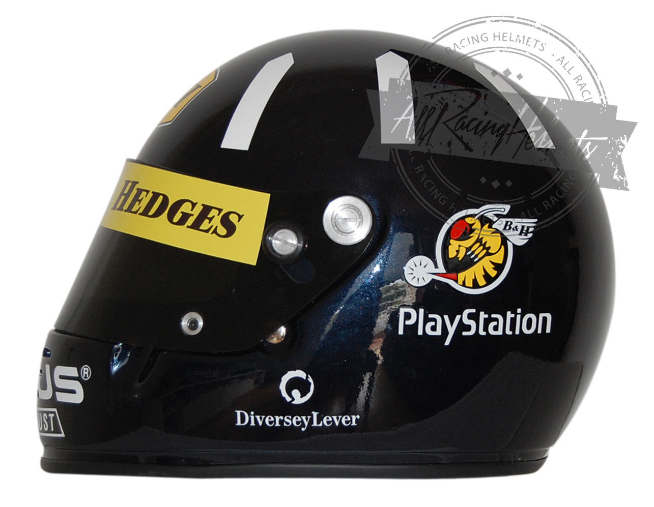 Damon Hill 1999 F1 Replica Helmet 1:1 Scale