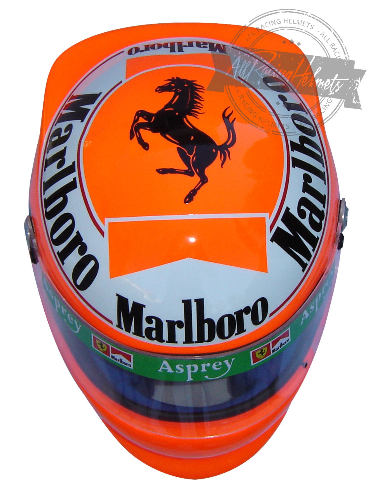 Casco réplica F1 Eddie Irvine 1998 Escala 1:1