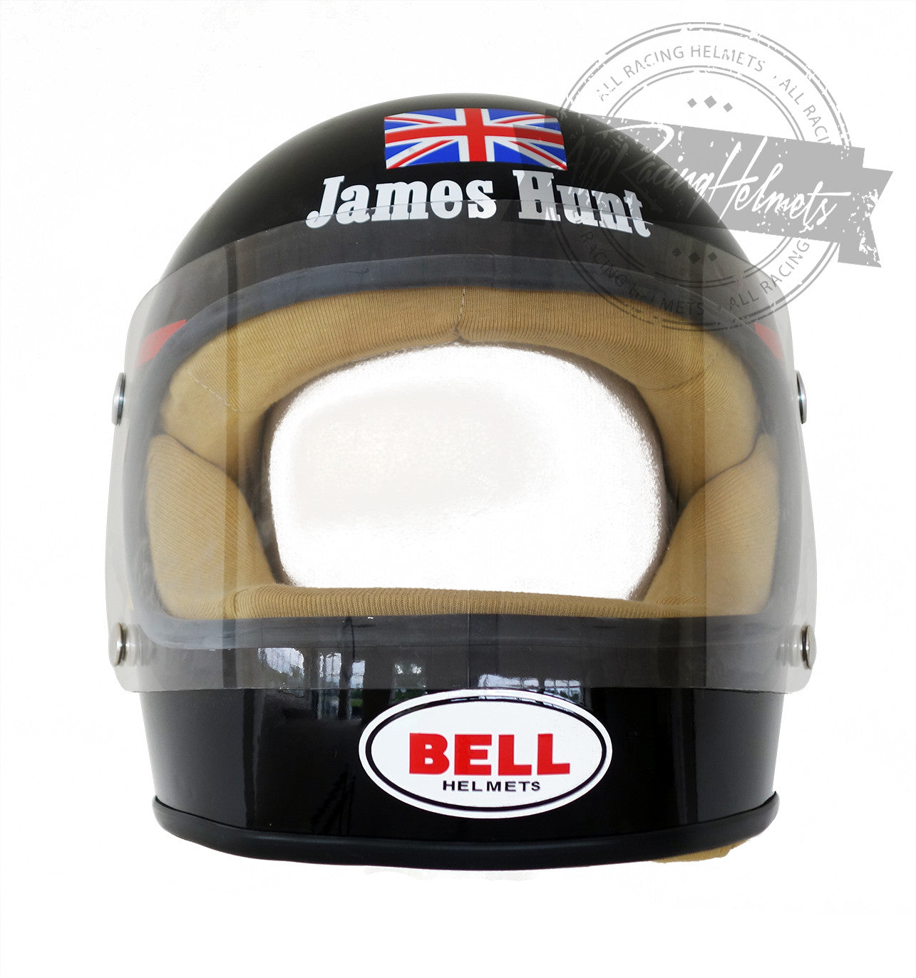 James Hunt 1976 F1 Replica Helmet | Full Scale 1:1 James Hunt 1976 F1 Replica Helmet | Full Scale 1:1