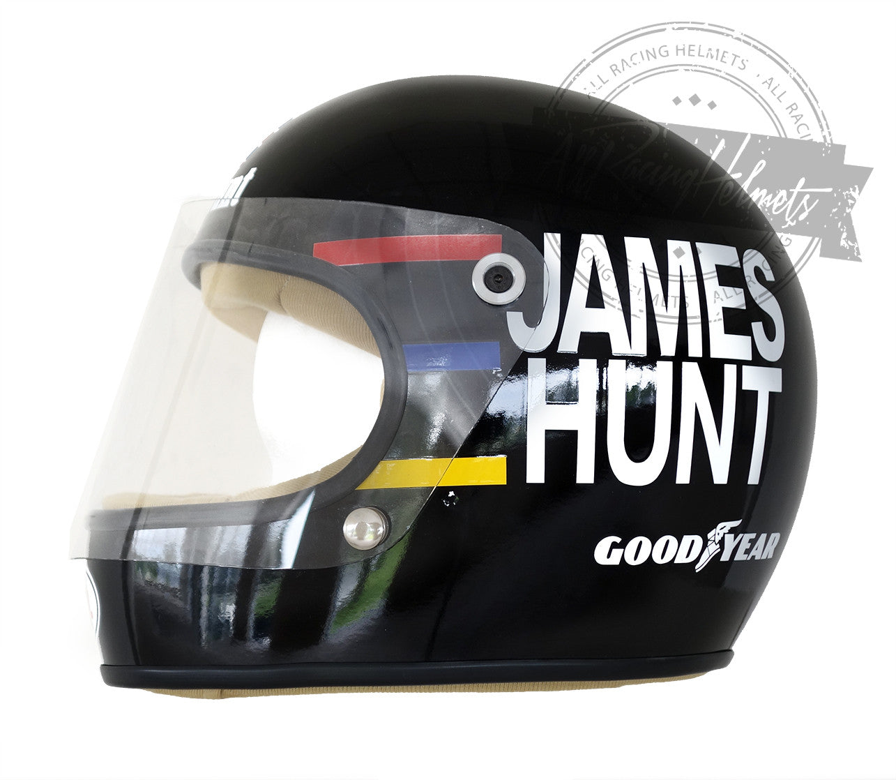 James Hunt 1976 F1 Replica Helmet 1:1 Scale