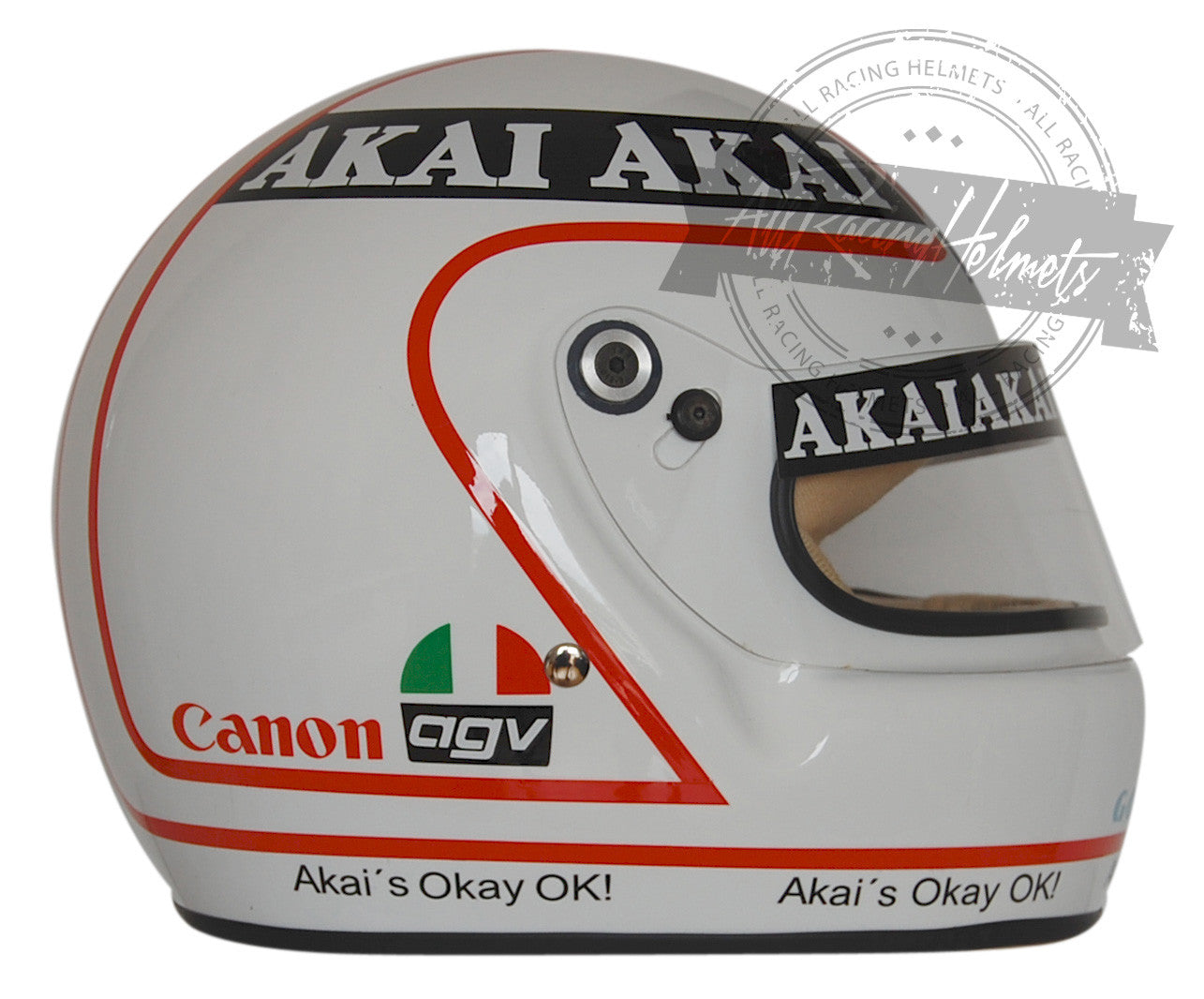 Alan Jones 1980 F1 Replica Helmet | Full Scale 1:1