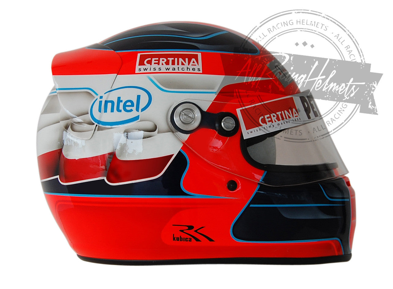 Robert Kubica 2009 F1 Replica Helmet 1:1 Scale