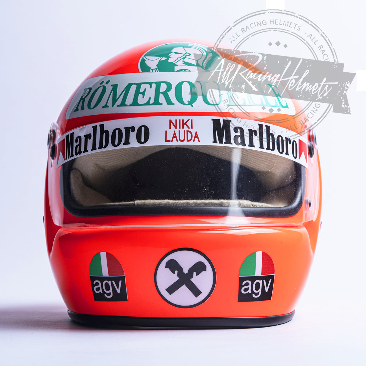 Niki Lauda 1975 F1 Replica Helmet | Full Scale 1:1 Niki Lauda 1975 F1 Replica Helmet | Full Scale 1:1