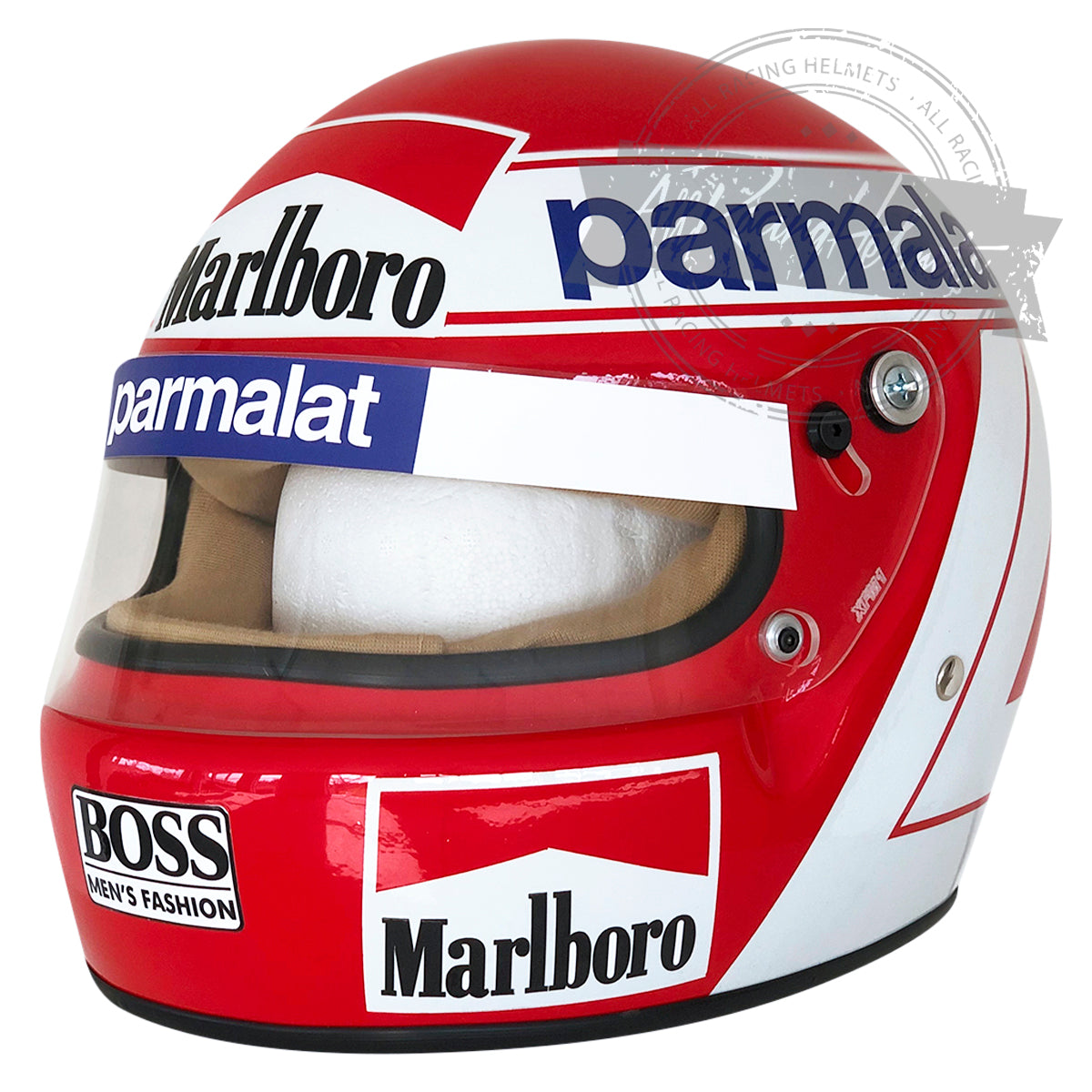 Casque réplique de Niki Lauda F1 1984 à l'échelle 1:1