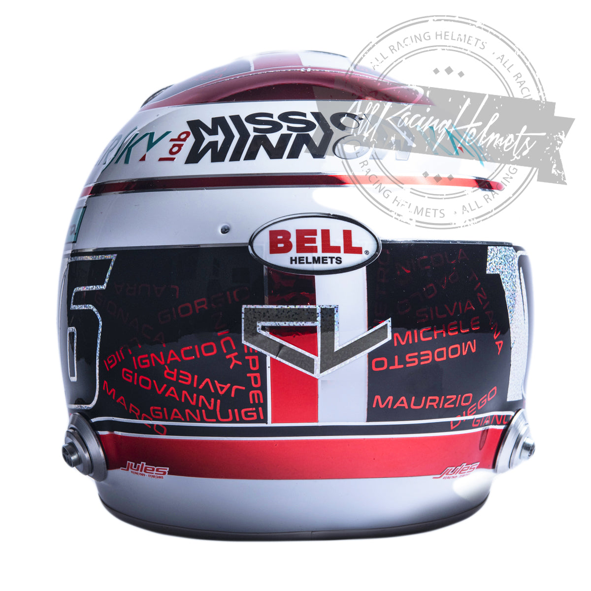 Charles Leclerc 2019 Abu Dhabi GP F1 Replica Helmet 1:1 Scale