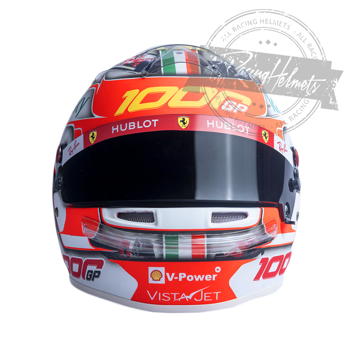 Casque réplique Charles Leclerc 2020 Mugello GP F1 Échelle 1:1