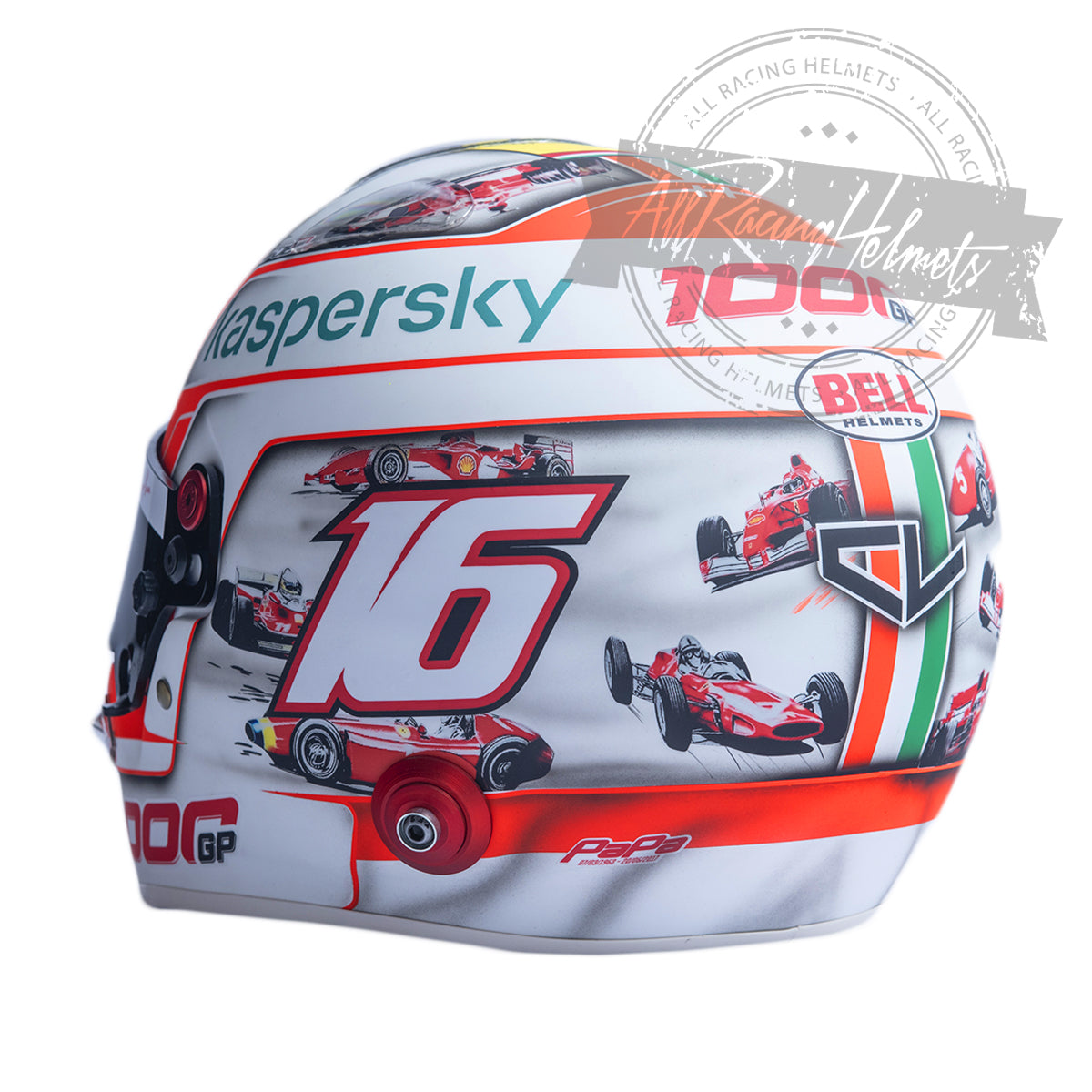 Casque réplique Charles Leclerc 2020 Mugello GP F1 Échelle 1:1