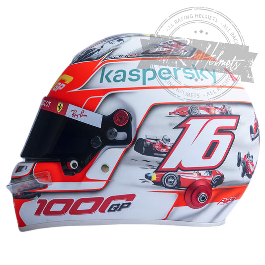 Casque réplique Charles Leclerc 2020 Mugello GP F1 Échelle 1:1