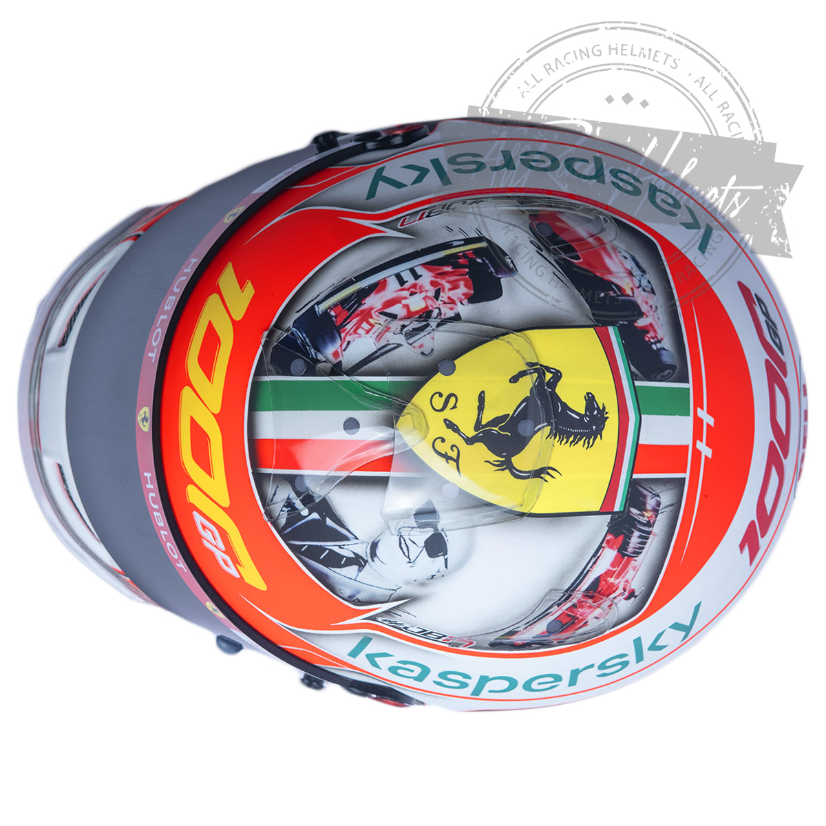 Casque réplique Charles Leclerc 2020 Mugello GP F1 Échelle 1:1