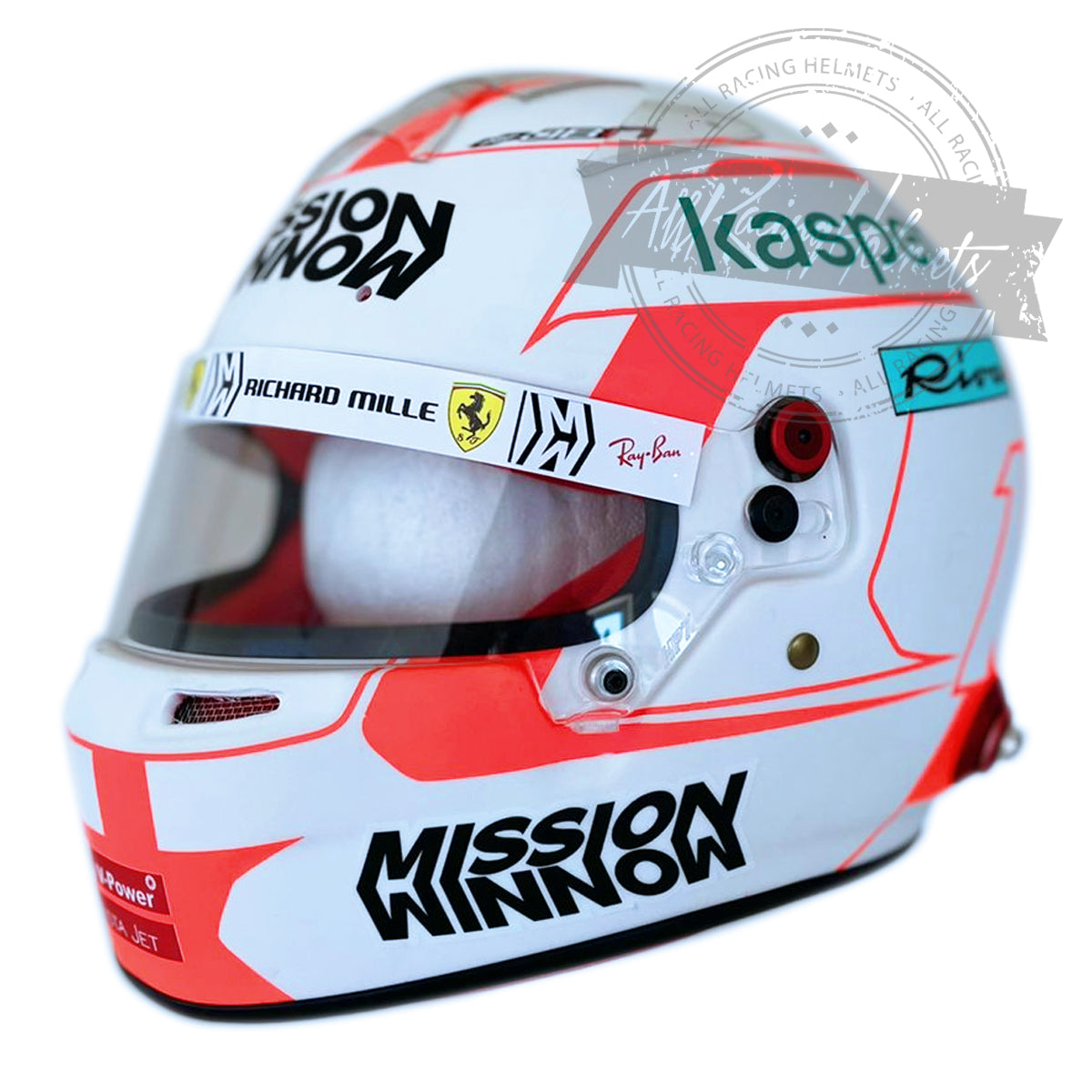 Charles Leclerc 2021 F1 Replica Helmet 1:1 Scale