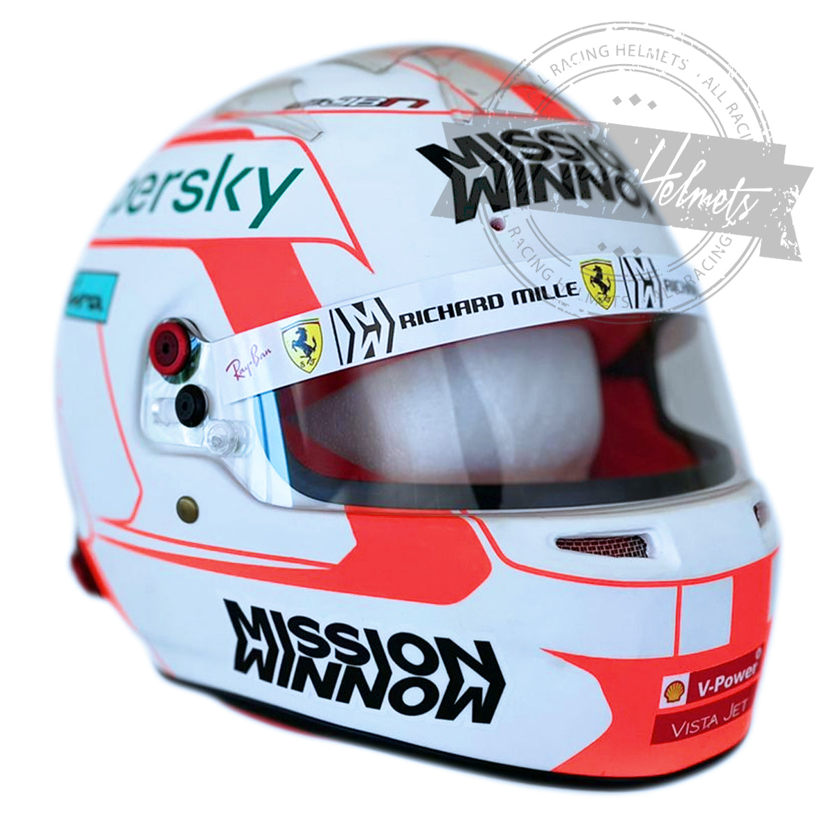 Charles Leclerc 2021 F1 Replica Helmet 1:1 Scale