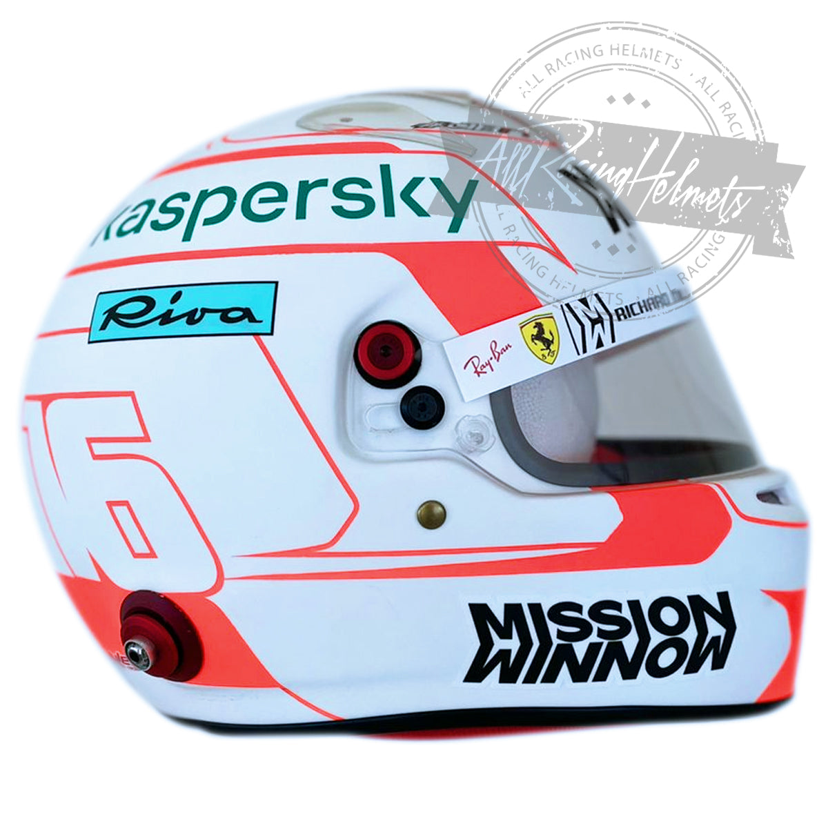Charles Leclerc 2021 F1 Replica Helmet 1:1 Scale