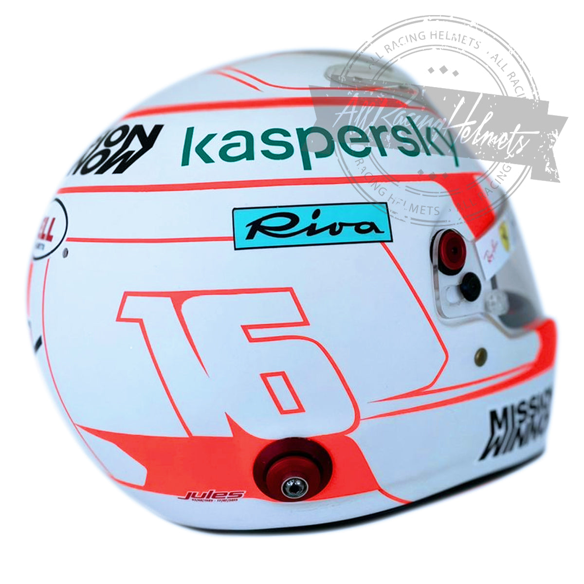 Charles Leclerc 2021 F1 Replica Helmet 1:1 Scale