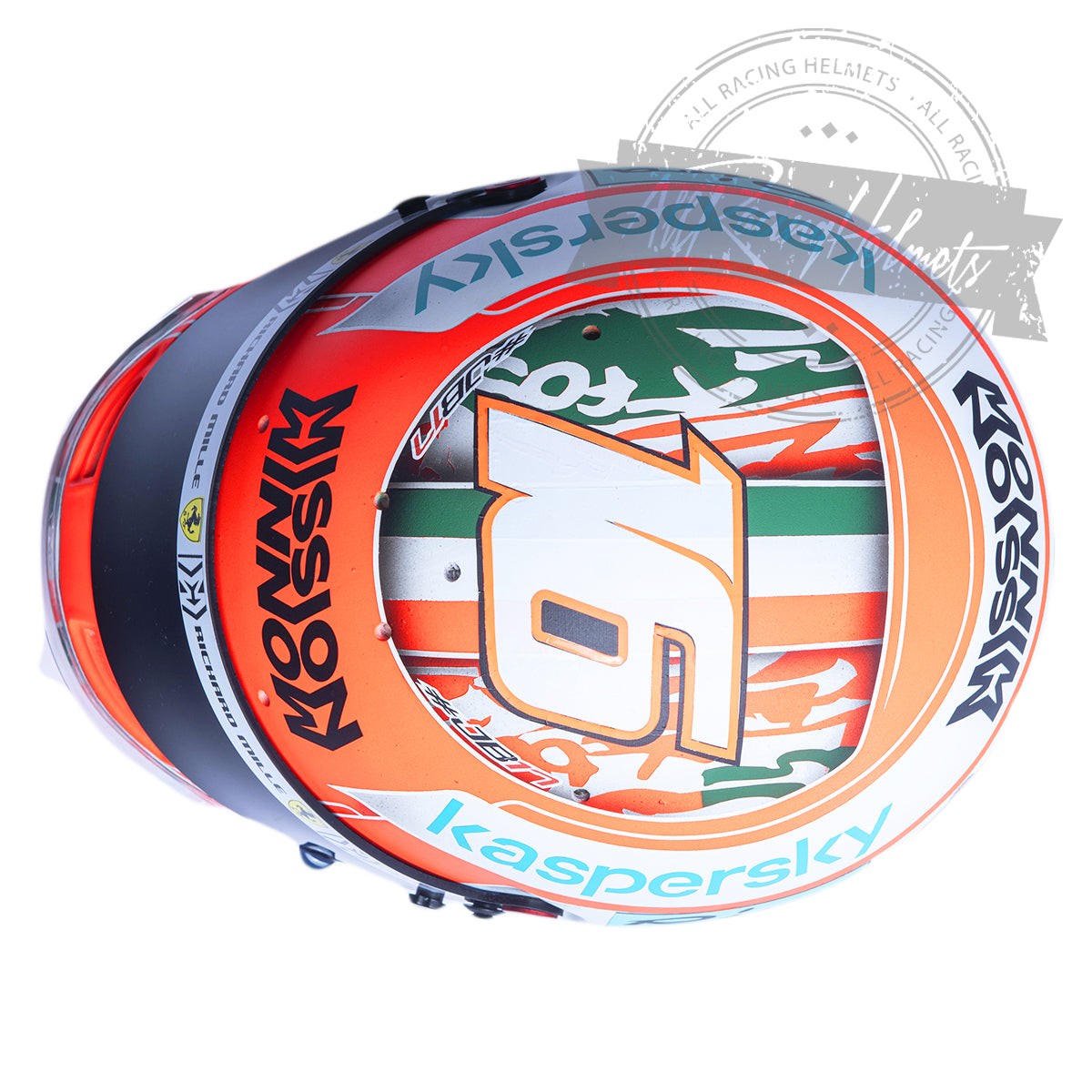 Casque F1 réplique Charles Leclerc 2021 GP Imola échelle 1:1