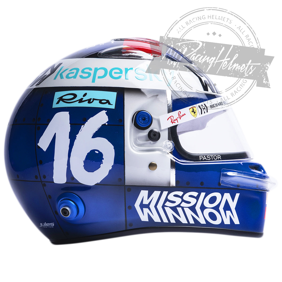 Casque Réplique F1 Charles Leclerc GP Monaco 2021 Échelle 1:1